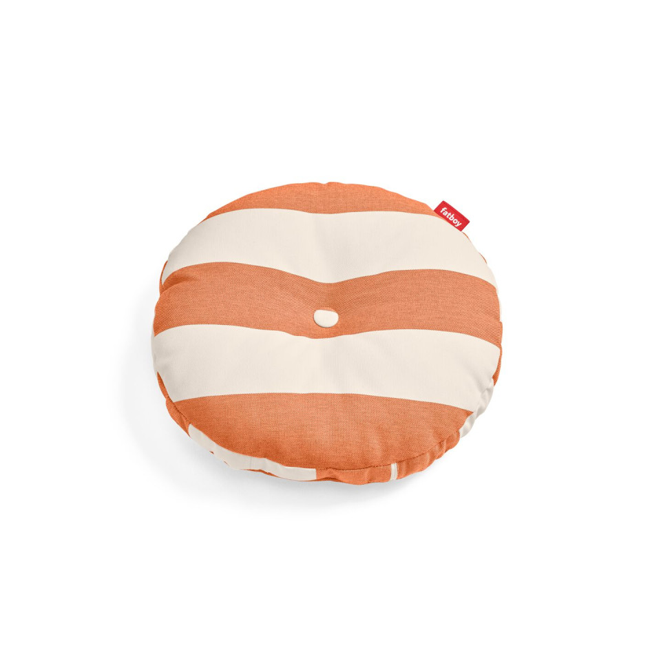Подушка Circle stripe orange creme зображення №1