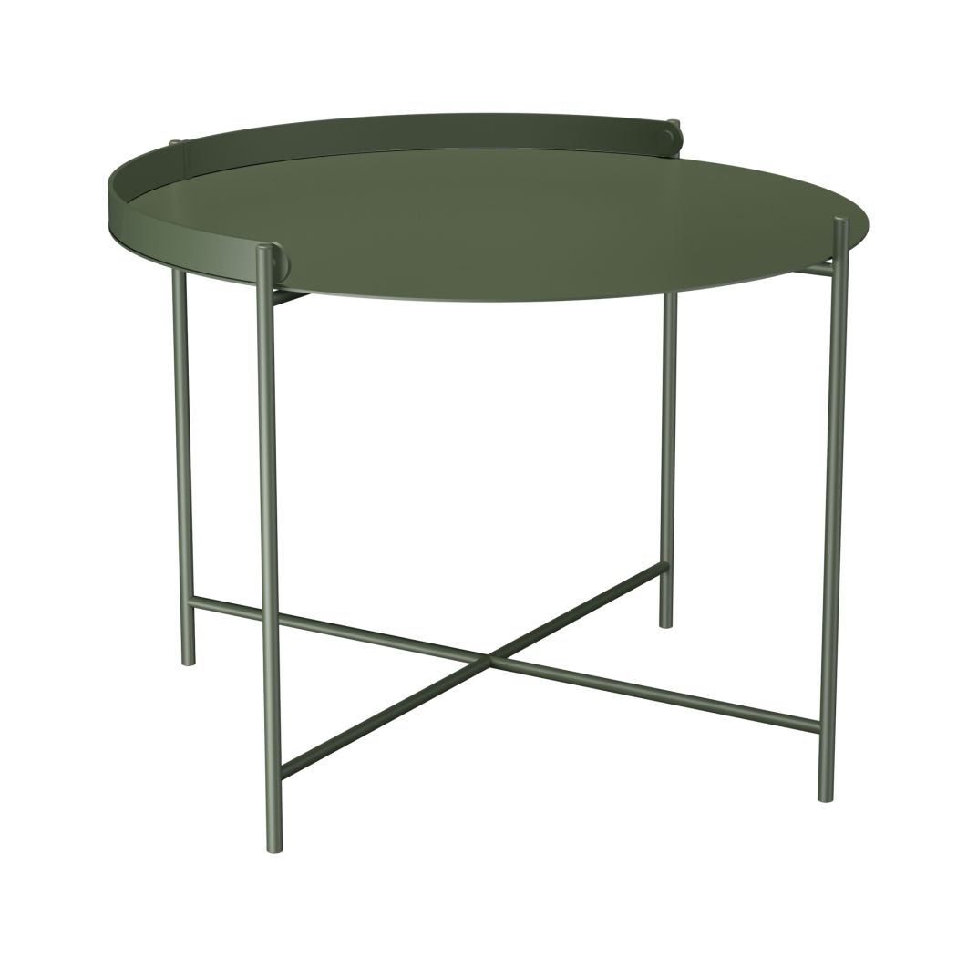 Стіл EDGE Ø62 Olive green зображення №1
