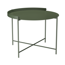 Стіл EDGE Ø62 Olive green зображення №1