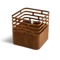 Вогнище CUBE Fire Basket Corten Steel зображення №1 Вогнище CUBE Fire Basket Corten Steel зображення №1