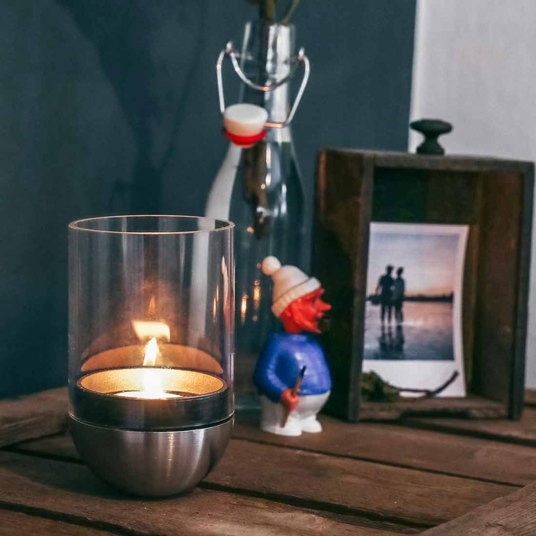 Свічник GRAVITY CANDLE silver зображення №2