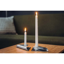 Набір свічників SQUARE CANDLE Set silver зображення №4