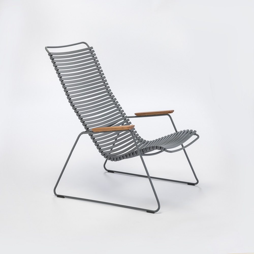 Крісло CLICK Lounge Chair Dark Grey зображення №1
