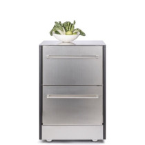 Модуль ONO Refrigerator stainless steel, 2 шухляди зображення №1 Модуль ONO Refrigerator stainless steel, 2 шухляди зображення №1