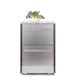 Купити Модуль ONO Refrigerator stainless steel, 2 шухляди