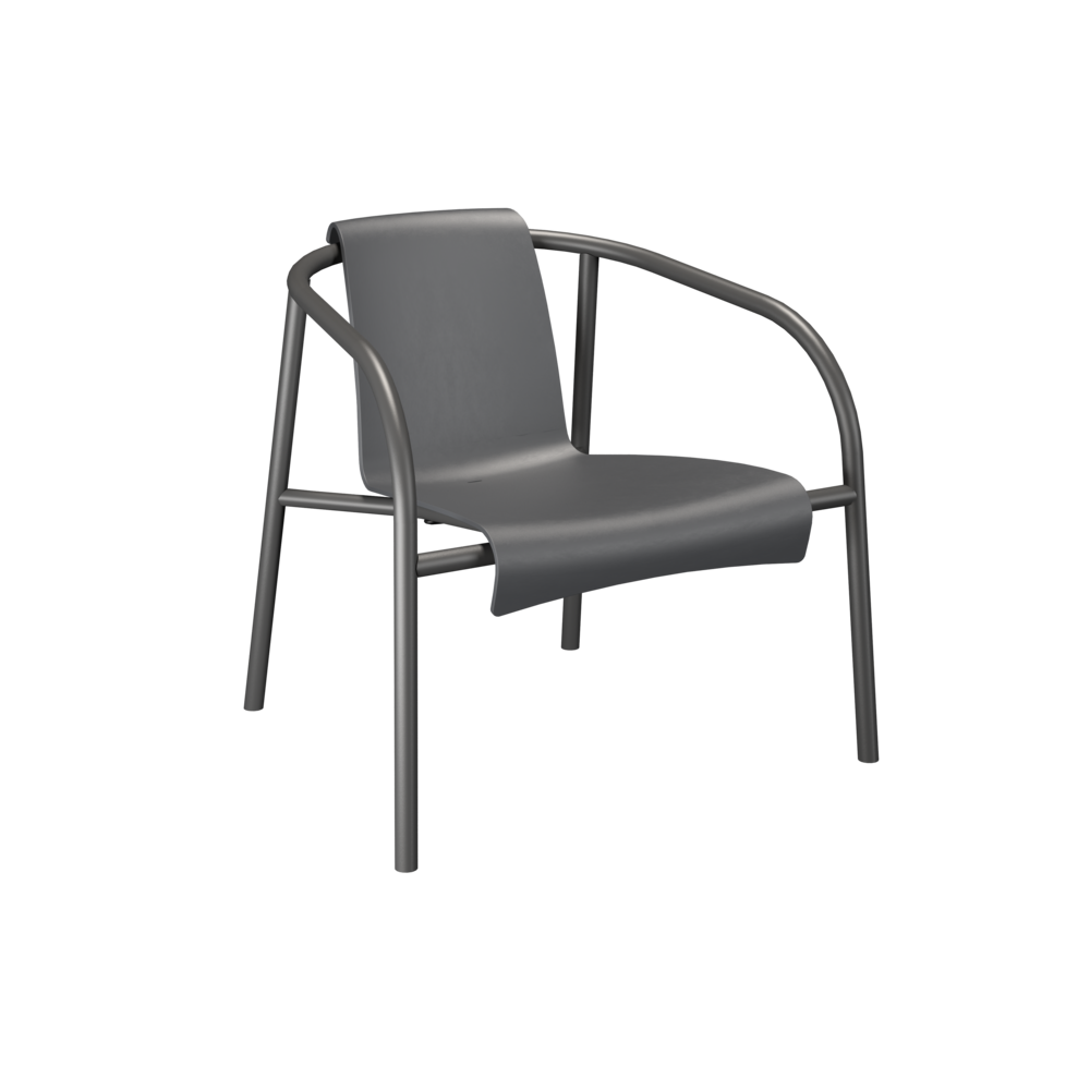 Кресло Nami Lounge  Chair Dark Grey фото №1