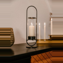 Свічник OVAL CANDLE 35 black зображення №4