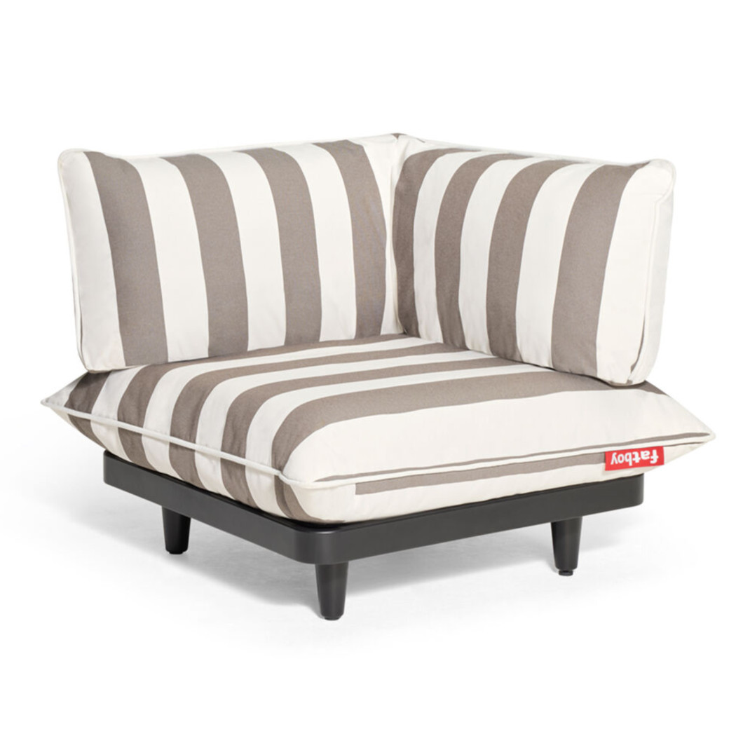 Модуль Paletti Corner Seat Stripe Cacao (LEFT) зображення №1