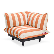 Модуль Paletti Corner Seat Stripe Orange Creme (LEFT) зображення №1