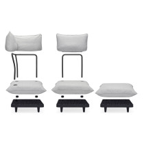 Модуль Paletti Hocker Stripe Orange Creme зображення №9