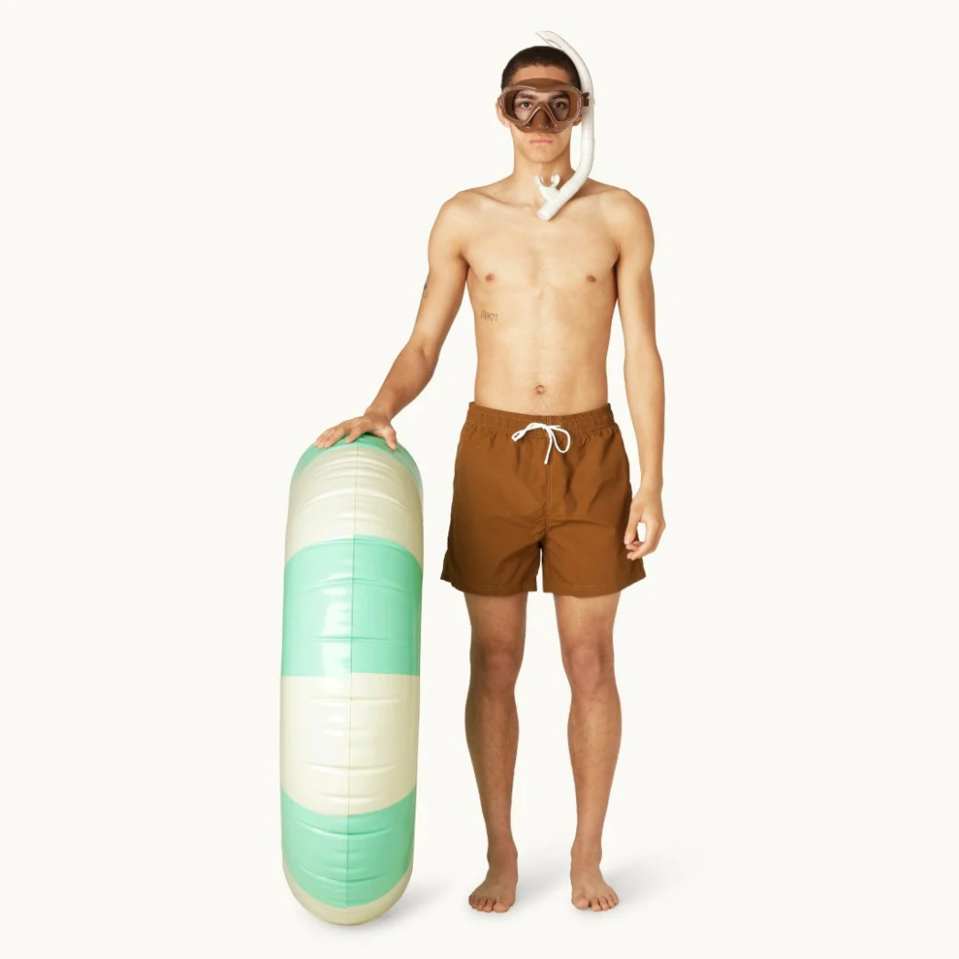 Надувний круг Céline Swim Ring 120 см Peach Daisy зображення №2 Надувний круг Céline Swim Ring 120 см Peach Daisy зображення №2