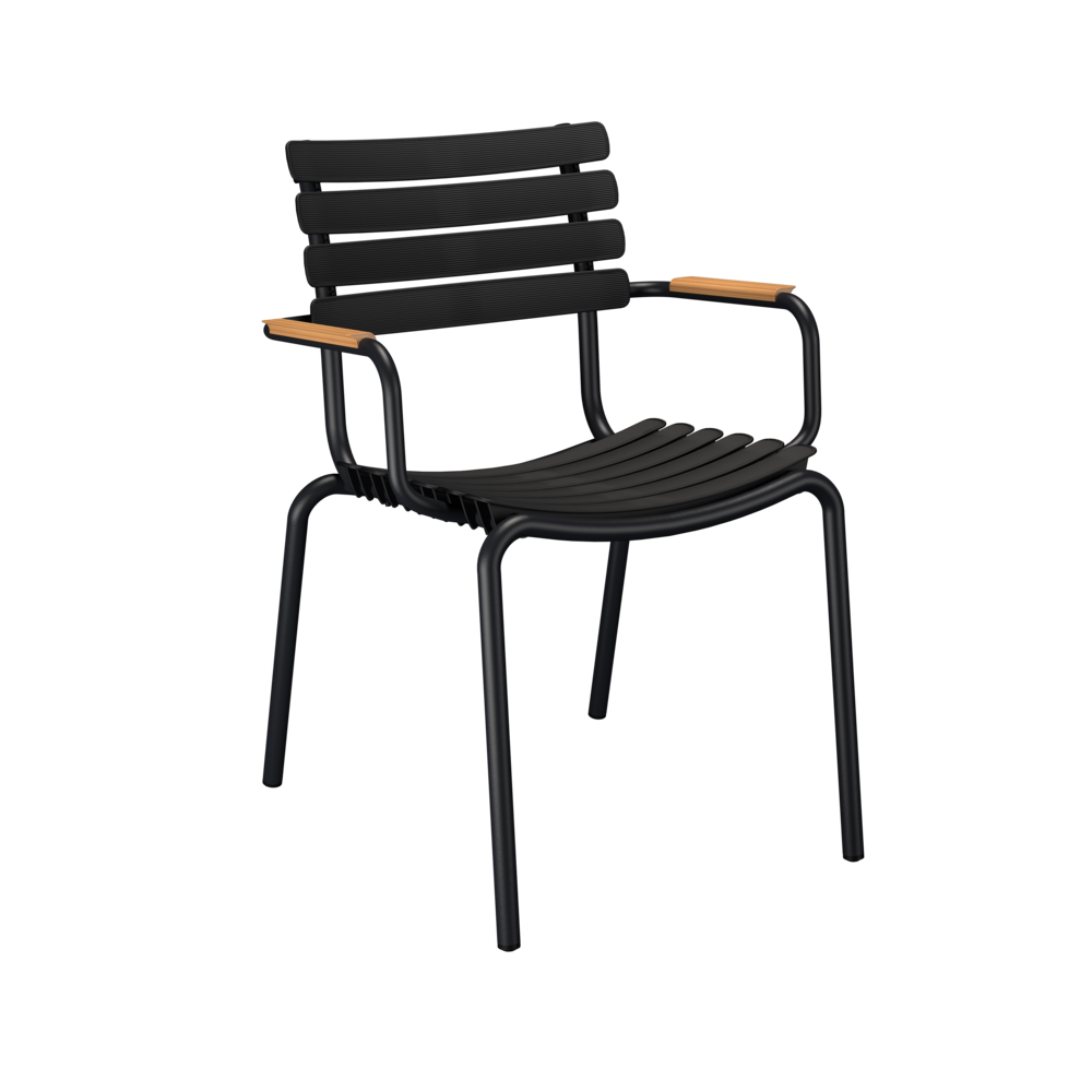 Стілець ReCLIPS Dining Chair Bamboo Black зображення №1 Стілець ReCLIPS Dining Chair Bamboo Black зображення №1