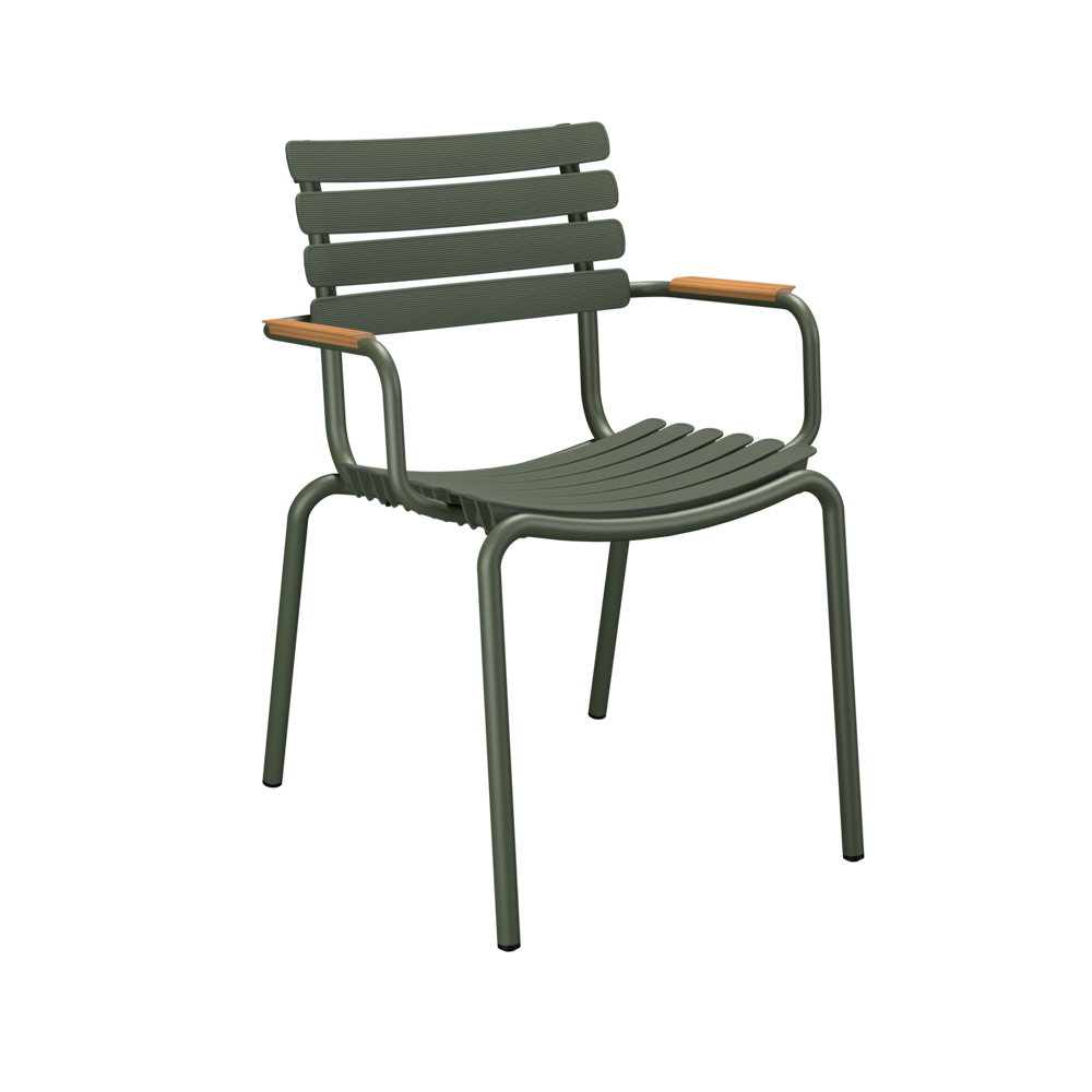 Стул ReCLIPS Dining Chair Bamboo Olive Green фото №1