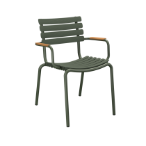 Стул ReCLIPS Dining Chair Bamboo Olive Green фото №1