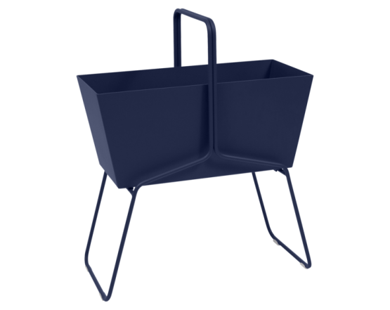 Кашпо Basket High Planter Deep Blue: фото - магазин CANVAS outdoor furniture.