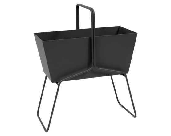 Кашпо Basket High Planter Liquorice: фото - магазин CANVAS outdoor furniture.