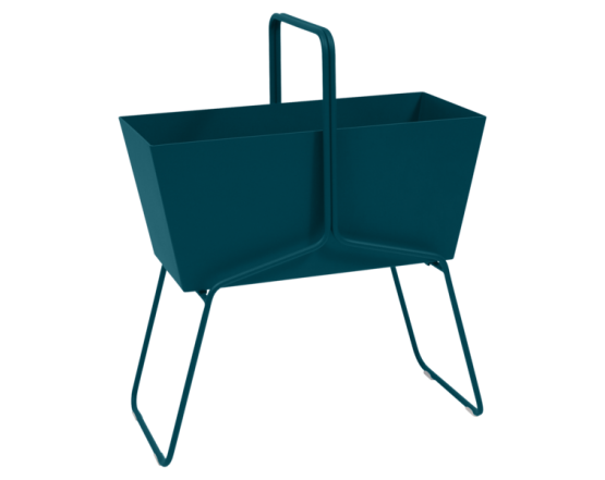 Кашпо Basket High Planter Acapulco Blue: фото - магазин CANVAS outdoor furniture.
