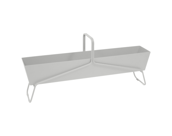 Кашпо Basket Long Planter Steel Grey: фото - магазин CANVAS outdoor furniture. Кашпо Basket Long Planter Steel Grey: фото - магазин CANVAS outdoor furniture.