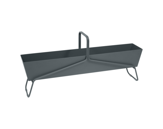 Кашпо Basket Long Planter Storm Grey: фото - магазин CANVAS outdoor furniture. Кашпо Basket Long Planter Storm Grey: фото - магазин CANVAS outdoor furniture.