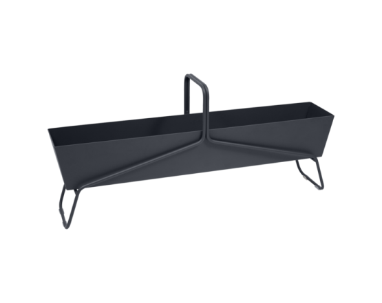 Кашпо Basket Long Planter Anthracite: фото - магазин CANVAS outdoor furniture.