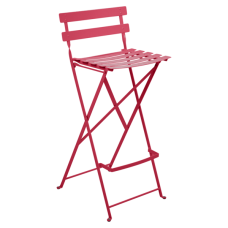 Bistro Foldable Bar Chair Pink Praline: фото - магазин CANVAS outdoor furniture.