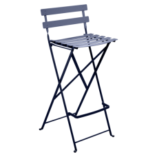 Bistro Foldable Bar Chair Deep Blue: фото - магазин CANVAS outdoor furniture.