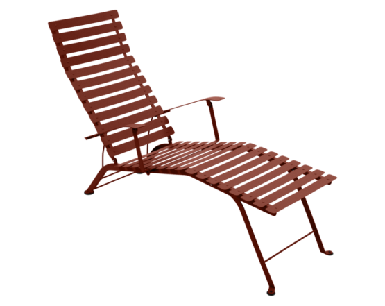Шезлонг Bistro Chaise Longue Red Ochre: фото - магазин CANVAS outdoor furniture.
