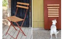 Стул Bistro Natural Chair Acapulco Blue: фото - магазин CANVAS outdoor furniture.