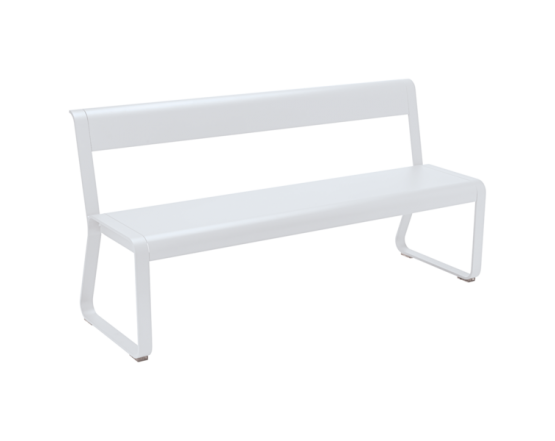 Лавка Bellevie Bench With Backrest Cotton White: фото - магазин CANVAS outdoor furniture.