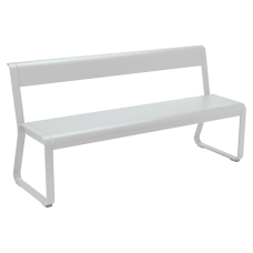 Лавка Bellevie Bench With Backrest Steel Grey: фото - магазин CANVAS outdoor furniture.