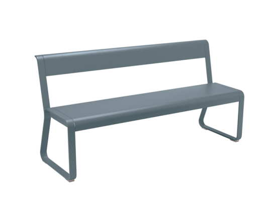 Лавка Bellevie Bench With Backrest Storm Grey: фото - магазин CANVAS outdoor furniture.