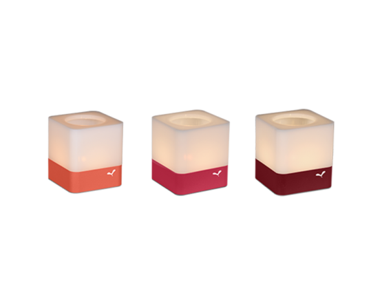 Підсвічники Cuub Set Of 3 Chili / Capucine / Pink Praline: фото - магазин CANVAS outdoor furniture.