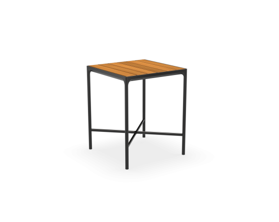 Барний стіл Four 90x90 Black Bamboo: фото - магазин CANVAS outdoor furniture.