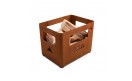 Гриль - вогнище Beer Box Fire Basket rusty: фото - магазин CANVAS outdoor furniture.