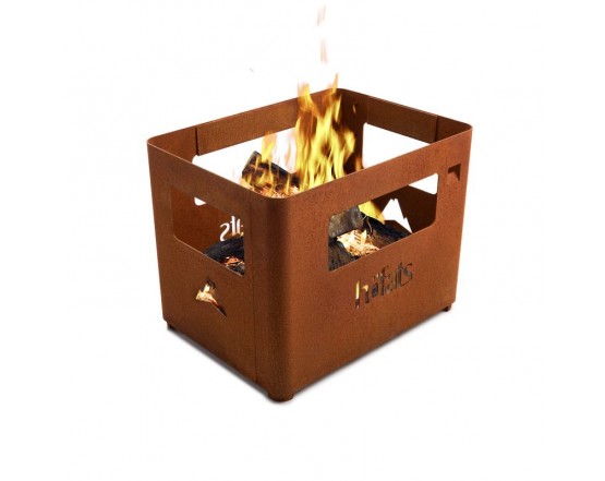 Гриль - вогнище Beer Box Fire Basket rusty: фото - магазин CANVAS outdoor furniture.