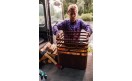 Гриль - вогнище Cube Rusty: фото - магазин CANVAS outdoor furniture.
