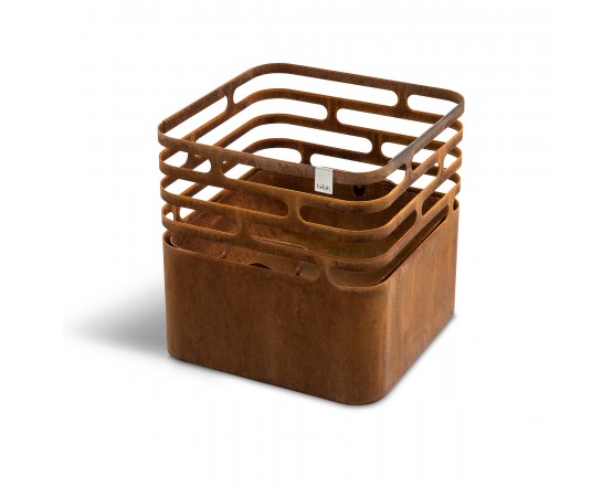 Гриль - вогнище Cube Rusty: фото - магазин CANVAS outdoor furniture.