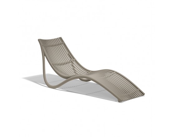 Шезлонг Ibiza Sun Lounger Tortora: фото - магазин CANVAS outdoor furniture.