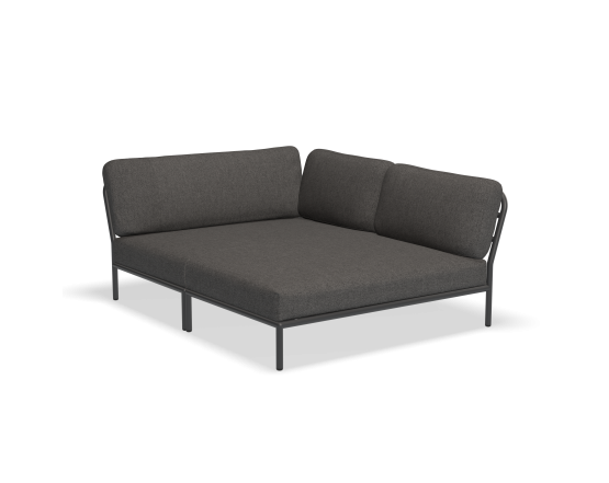 Модульний диван Level Cozy Corner Right Dark Grey Basic: фото - магазин CANVAS outdoor furniture. Модульний диван Level Cozy Corner Right Dark Grey Basic: фото - магазин CANVAS outdoor furniture.