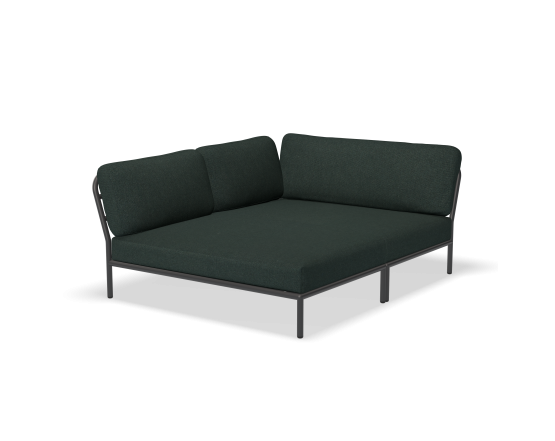 Модульний диван Level Cozy Corner Left Alpine Green Sunbrella Heritage: фото - магазин CANVAS outdoor furniture.