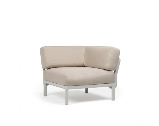 Модуль Maximo Elemento Angolo Gesso Perla Sunbrella: фото - магазин CANVAS outdoor furniture.