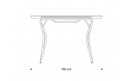Складной стол Anytime 110x68 Titane: фото - магазин CANVAS outdoor furniture.