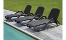 Шезлонг Alfa Antracite Trama Antracite: фото - магазин CANVAS outdoor furniture.