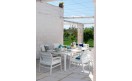 Стол Alloro 210 Extensible Tortora Vern Bianco: фото - магазин CANVAS outdoor furniture.