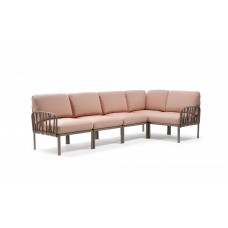 Модульний диван Komodo 5 Tortora Rosa Quarzo: фото - магазин CANVAS outdoor furniture.