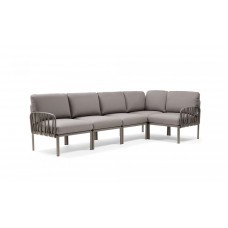 Модульний диван Komodo 5 Tortora Grigio: фото - магазин CANVAS outdoor furniture.