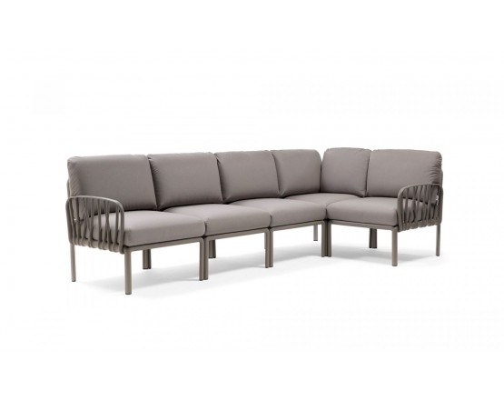 Модульний диван Komodo 5 Tortora Grigio: фото - магазин CANVAS outdoor furniture.