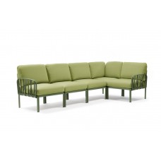 Модульний диван Komodo 5 Agave Avacado Sunbrella: фото - магазин CANVAS outdoor furniture.