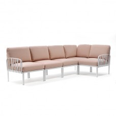 Модульний диван Komodo 5 Bianco Rosa Quarzo: фото - магазин CANVAS outdoor furniture.