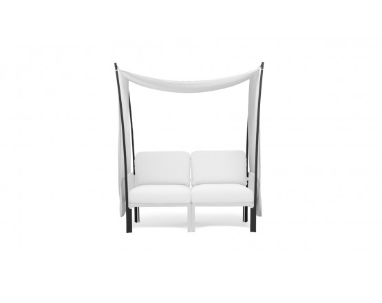 Балдахін Komodo Ombra 2 Antracite Velo White: фото - магазин CANVAS outdoor furniture.